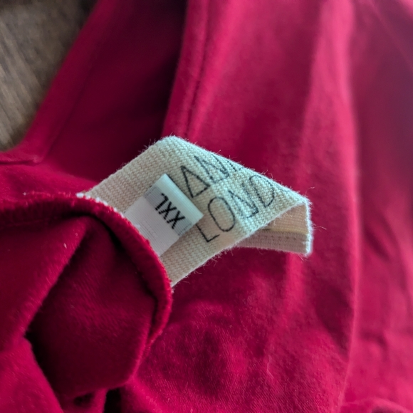 VV Bodysuit in Pomegranate Red - Picture 4 of 5